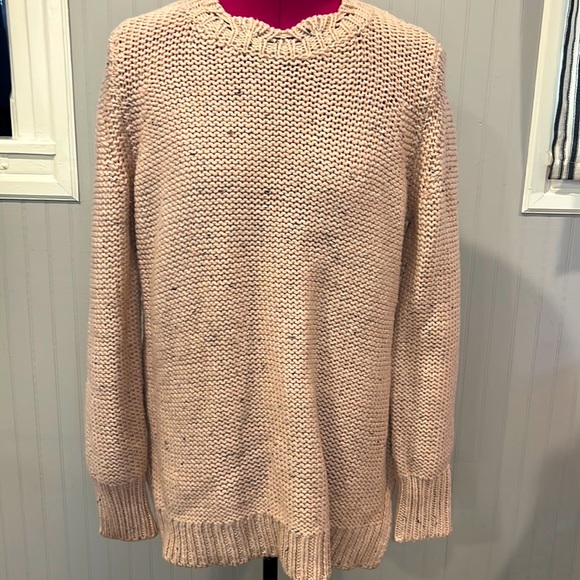 ANN TAYLOR SWEATER PALE PINK #1335 SZ M - Picture 1 of 7